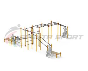 Купить Спортивный комплекс для инвалидов-колясочников WRK-D23_76mm в Малоархангельске 
