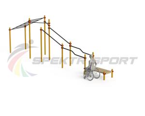 Купить Спортивный комплекс для инвалидов-колясочников WRK-D22_76mm в Малоархангельске 
