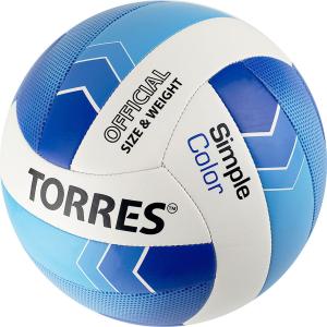 Купить Мяч волейбольный Torres Simple Color любительский р.5 в Малоархангельске 